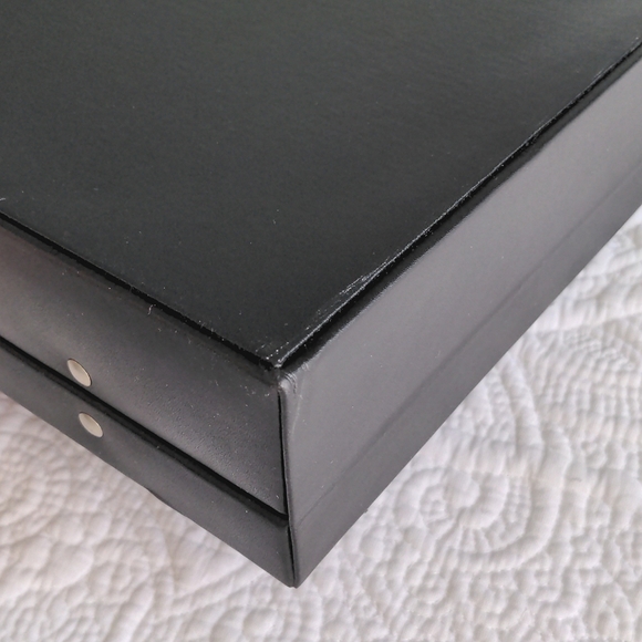 TECHSWISS Eyeglasses & Sunglasses Storage Case in Black Leather - Picture 10 of 14